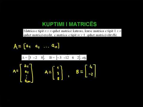 1 Matematika Klasa 12 Mesimi 1 Kuptimi i matricës
