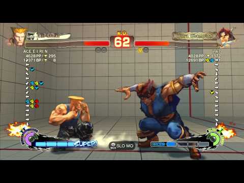 SSF4 AE 2012: ACE E I RI N (Guile) vs ink7 (Hawk) - Xbox Live Ranked Match