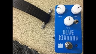 Video thumbnail for King Pedals Blue Diamond Overdrive - Review. by Rodrigo Mellegari