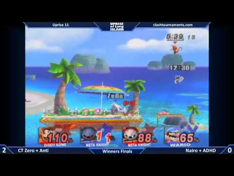 Uprise 11 - CT ZeRo + Anti vs ADHD + Nairo - Winners Finals - SSBB