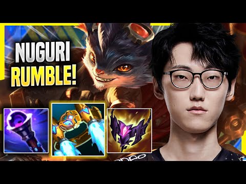 NUGURI IS A MONSTER WITH RUMBLE! - Nuguri Plays Rumble TOP vs Teemo! | Season 2022