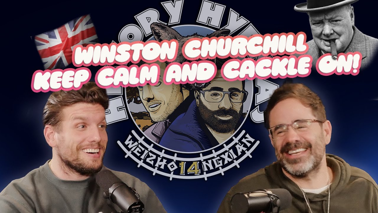 Winston Churchill Keep Calm & Cackle on | History Hyenas