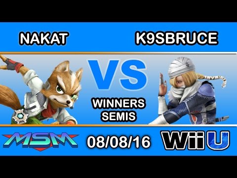 MSM 61 - CLG | Nakat (Fox) Vs. NIPS | K9sbruce (Sheik) Winners Semis - Smash Wii U