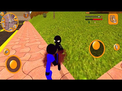 us police stickman vs black stickman rope hero gangster mafia vegas crime city battle walkthrough