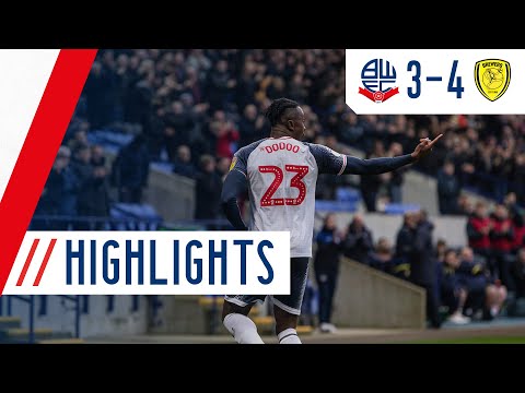 HIGHLIGHTS | Bolton Wanderers 3-4 Burton Albion