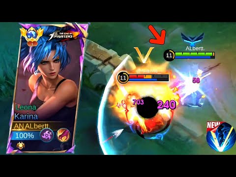 NEW META KARINA BUILD 2025!! 🤯 BROKEN ONE SHOT DAMAGE IN SEASON 38 – MLBB