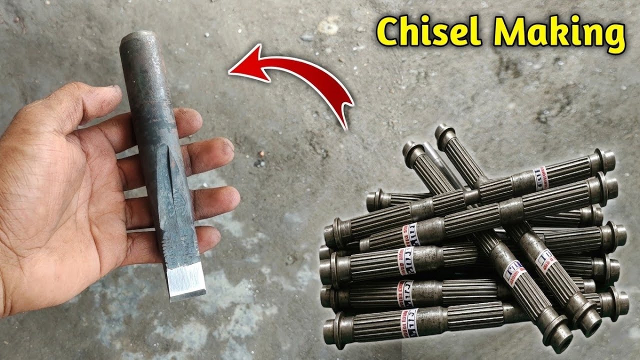 How To Make Chheni From Auto Rod | Making A Chisel | Handmade Chheni 