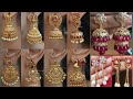 Latest Gold Earrings 2022 Gold Jhumkas Gold Jewellery