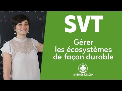 Gérer les écosystèmes de façon durable