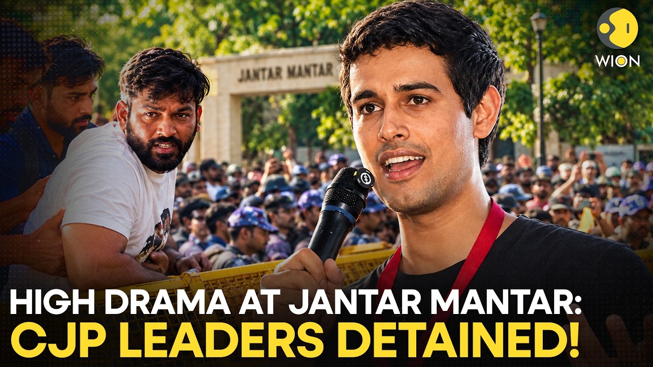 CJP Protest LIVE: Massive Ruckus At Jantar Mantar As Delhi Police Detain CJP Leaders, Protesters