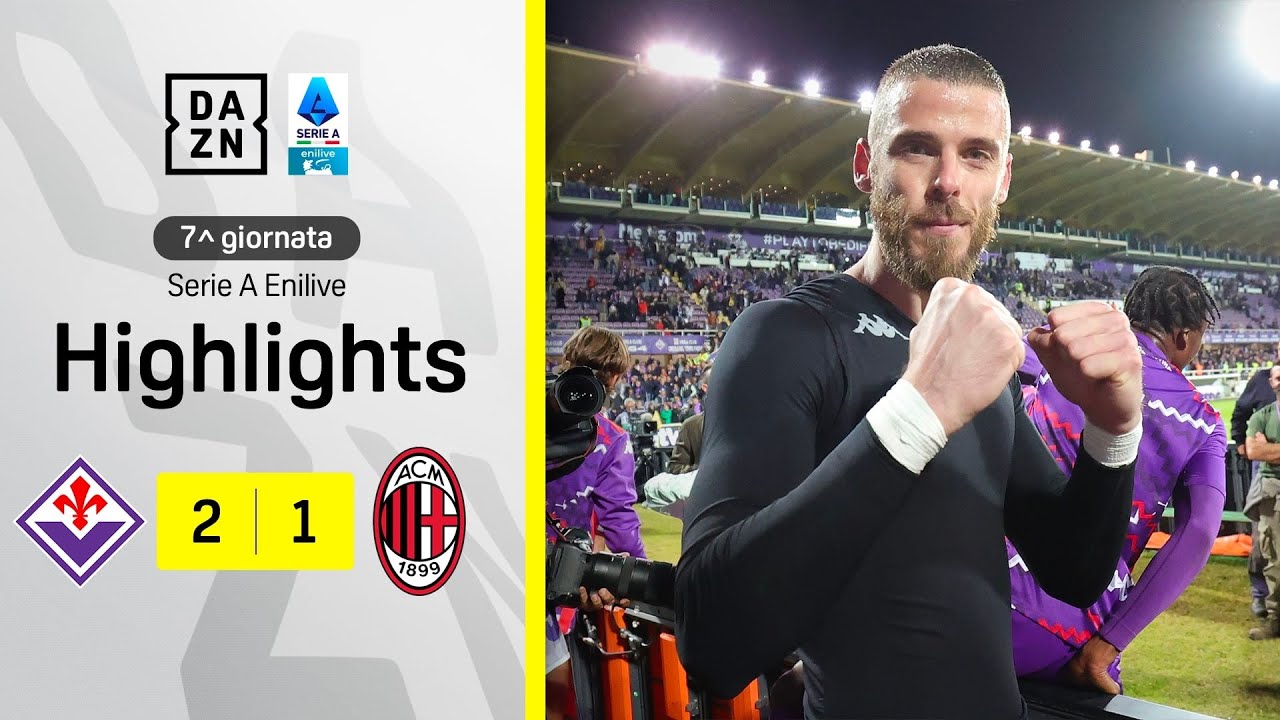 DE GEA favoloso, in gol ADLI e GUDMUNDSSON: Fiorentina-Milan 2-1 | Serie A Enilive | DAZN Highlights