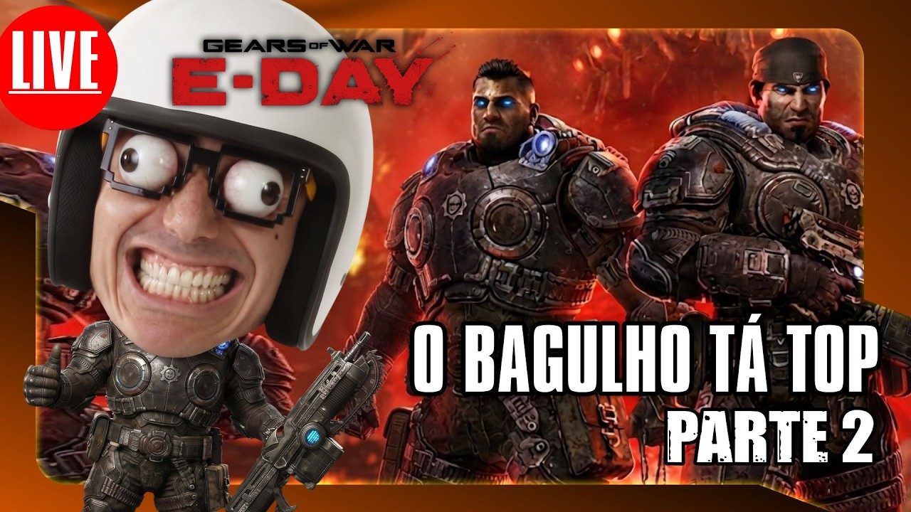 🎮🚨AO VIVO - Gears of War: E-Day - O BAGULHO TÁ TOP  - PARTE 2 #GearsofWarEDay