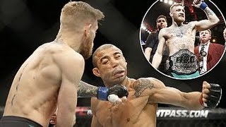 Conor McGregor beats Jose Aldo in 13 SECONDS at UFC 194 Featherweight Title
