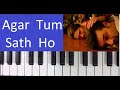 Agar Tum Sath Ho -- Piano / Harmonium Tutorial