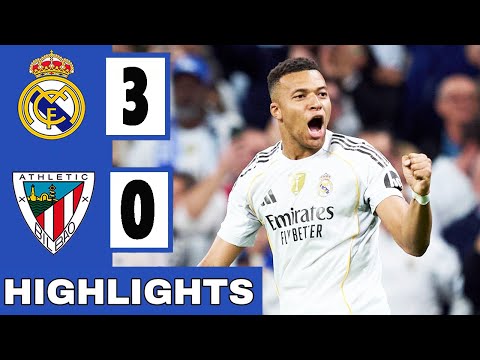 Real Madrid vs Athletic Bilbao 3-0 All Goals & Highlights 2025 HD