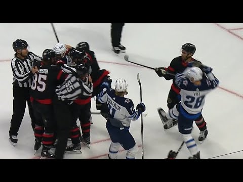 Ottawa Senators Vs Winnipeg Jets Scrum #Request