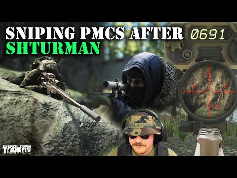 SNIPING PMC's Hunting Shturman FOR A WEEK in Tarkov