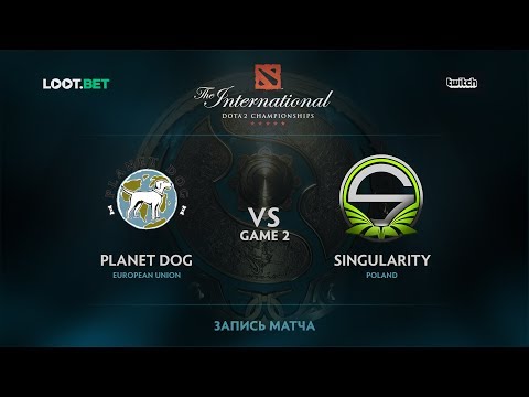 Planet Dog vs Singularity, Game 2, The International 2017 EU Qualifier