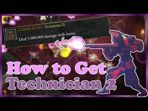 How to Get the Technician 2 Achievement | Halls of Torment | 5 Million Damage with Items