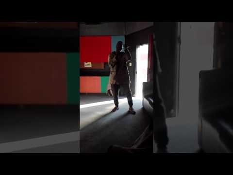 Rissy God and KP dancing to Mxxn Mvn in G24 studios Prt1