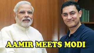 After Intolerance Row, Aamir Khan Meets PM Narendra Modi Over Dinner!