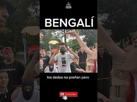 #shorts BENGALÍ 🔥CARA A CARA🔴COLECCIÓN DE FREESTYLERS VENEZOLANOS 🎤 #batallasderap #rapvenezolano 🇻🇪