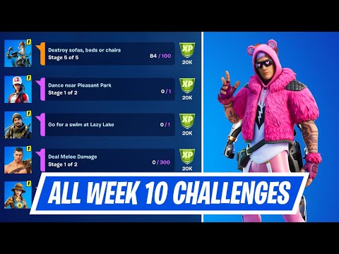 All Week 10 Epic and Legendary Quest Challenges Guides in Fortnite Chapter 2 Season 5