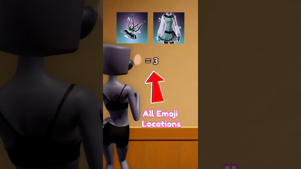 ALL EMOJI LOCATIONS IN EASTER UPDATE 🌈🐰🍫 #dresstoimpress #roblox