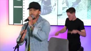 Aston Merrygold performing new track at Facebook HQ for #powertoshine finale