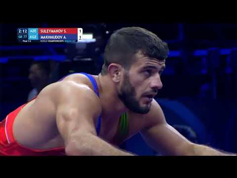 ЧМ-2023: ФИНАЛ: АКЖОЛ МАХМУДОВ (КР) – САНАН СУЛЕЙМАНОВ (АЗЕР). Акжол – двукратный чемпион мира. 🇰🇬