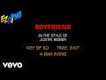 Justin Bieber Boyfriend Karaoke