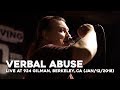 VERBAL ABUSE live at 924 Gilman, Berkeley, CA (Jan/12/2018)