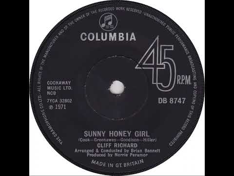 UK New Entry 1971 (17) Cliff Richard - Sunny Honey Girl
