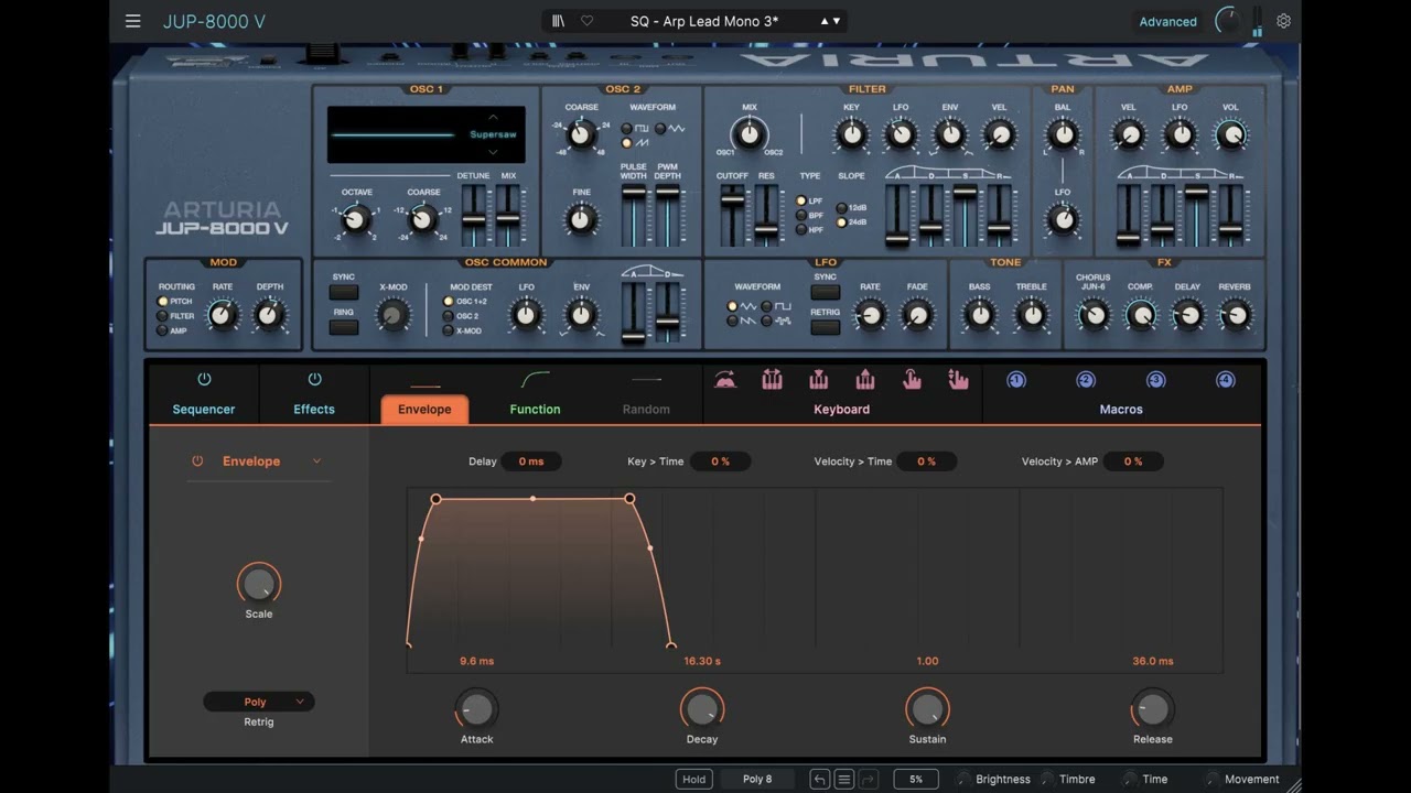 The Sound Energy Soundset by Sonic Sirius the Arturia Jup 8000 VSTi