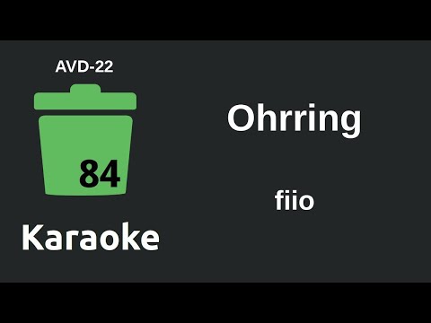fiio - Ohrring (Karaoke) [AVD-22]