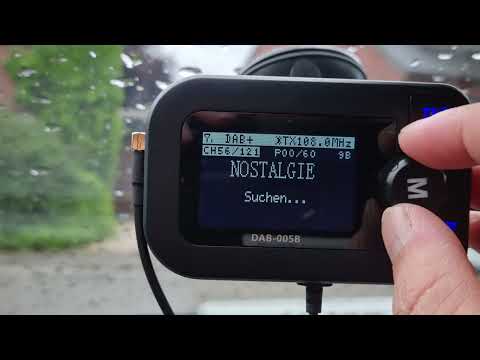 FirstE Auto DAB+ Radio Adapter, 2,3" LCD