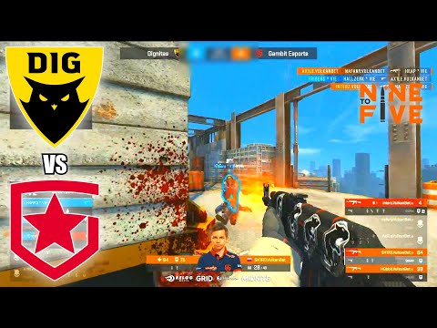 Dignitas vs Gambit - MIDNITE Nine to Five 7 | CSGO HIGHLIGHTS
