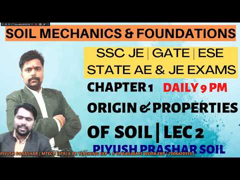 INTRODUCTION TO SOIL MECHANICS Soil Mechanics for GATE ESE SSC JE STATE AE JE RRB JE