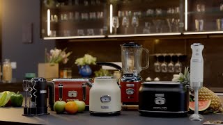 Westinghouse Retro Kettle + Toaster 4 Slots + Blender - White