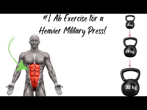 #1 Ab Exercise for a Heavier Military Press | 9MinuteChallenge.com