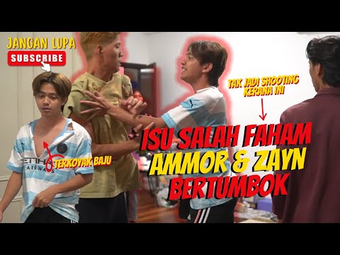 AMMOR DENGAN ZAIN BERTUMBOK  !! - SALAH FAHAM MASA RECORD VIDEO CHALLENGE   !!