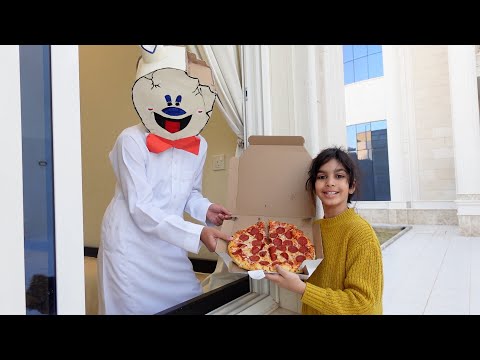 رجل الايسكريم صار يبيع بيتزا ..!!!