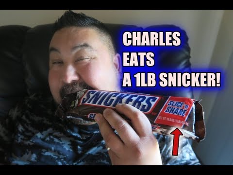 Charles Eats A 1lb Snickers!