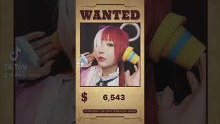 wanted🔫 #tiktok #shorts #コスプレ #ウタ #onepiece