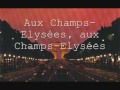 Joe Dassin  Champs  Elysées Lyrics