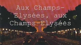 Joe Dassin  Champs  Elysées Lyrics