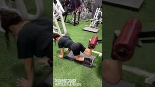 Quadruped hip extensions/donkey kick for Glutes