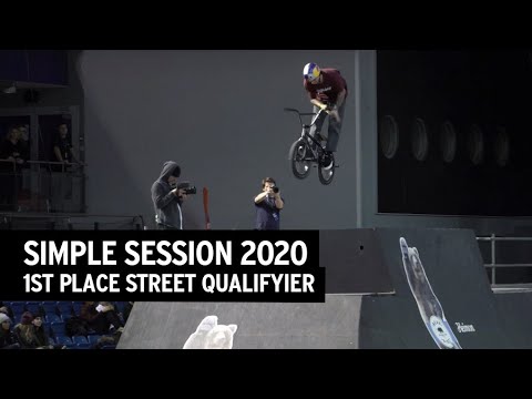Simple Session 2020 – Broc Raiford 1st Place BMX Street Qualifier