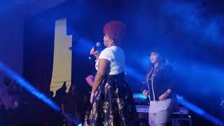 Mary Mary Rare Performance of  IT&#39;S THE GOD IN ME with Kierra Sheard  LIVE NYC
