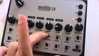 Video thumbnail for MeeBlip SE: How to use load, save, and MIDI settings by cdmtv